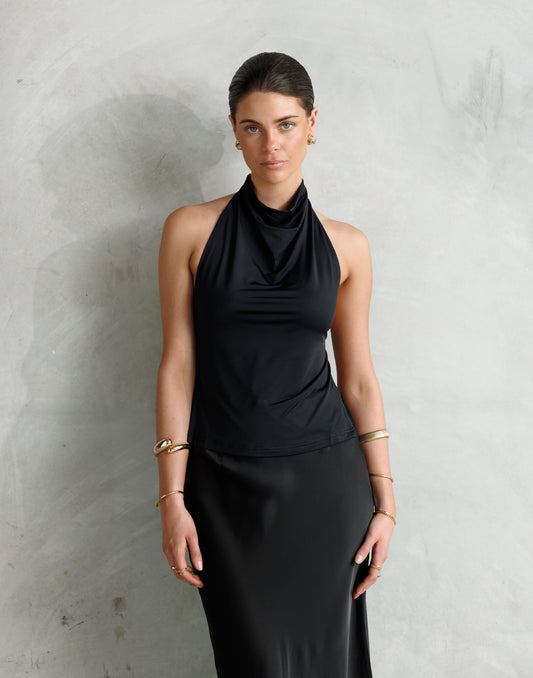 Siena High-Neck Top