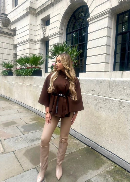 Freja Belted Cape