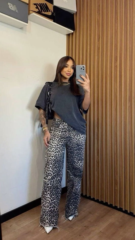 Leopard Jeans