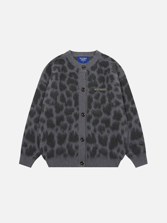 Leopard Print Cardigan